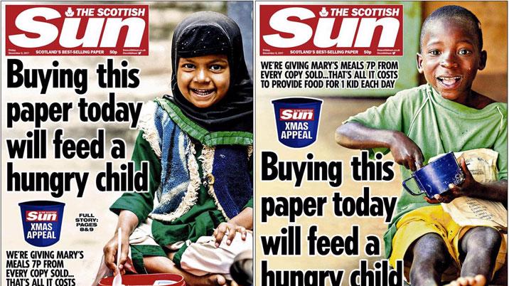 Scottish Sun raises cash for Mary's Meals