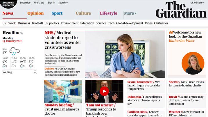 New look for The Guardian