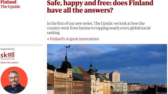 Guardian launches The Upside, supported by the Skoll Foundation