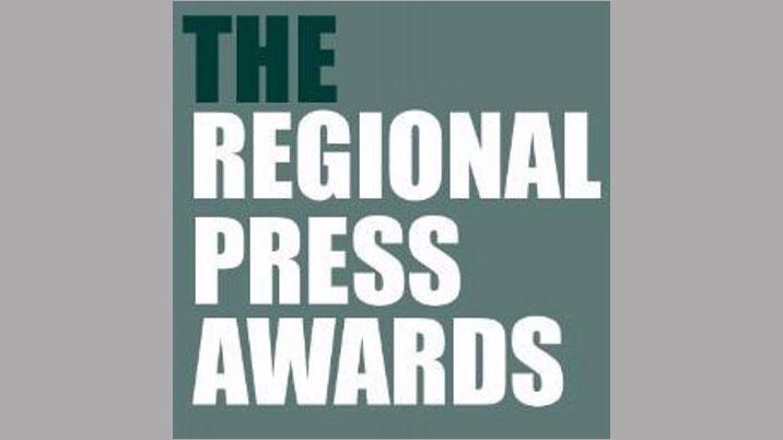 Regional Press Awards – shortlists announced