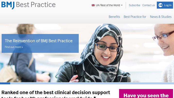 BMJ Best Practice partners with NHS