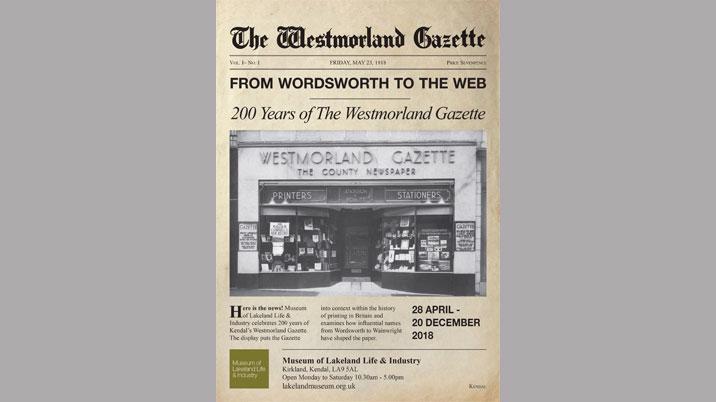 Exhibition marks Westmorland Gazette’s 200th Anniversary