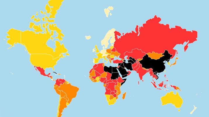 RSF Index 2018: UK performs poorly