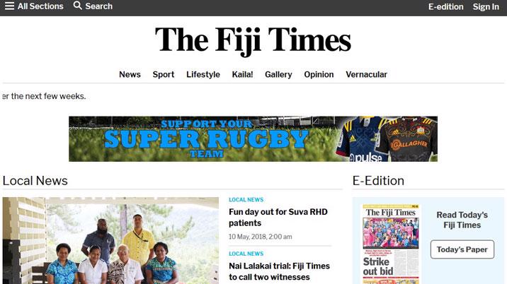 PageSuite & SixPorts collaborate to update Fiji Times’ Digital Presence