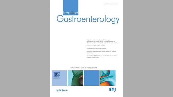 New Editor-in-Chief for Frontline Gastroenterology journal