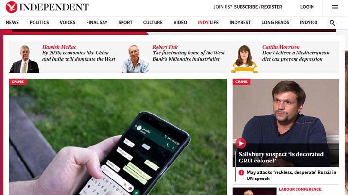 The Independent puts up partial paywall