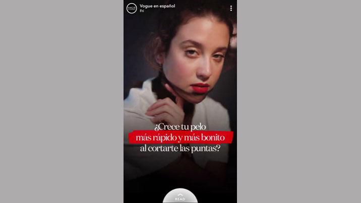 Condé Nast launches Vogue en español on Snapchat Discover