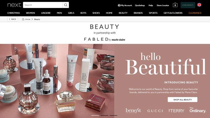 Fabled by Marie Claire partners with Next for beauty launch