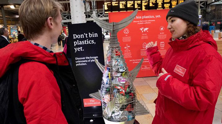 The Economist encourages Londoners to rethink war on plastic