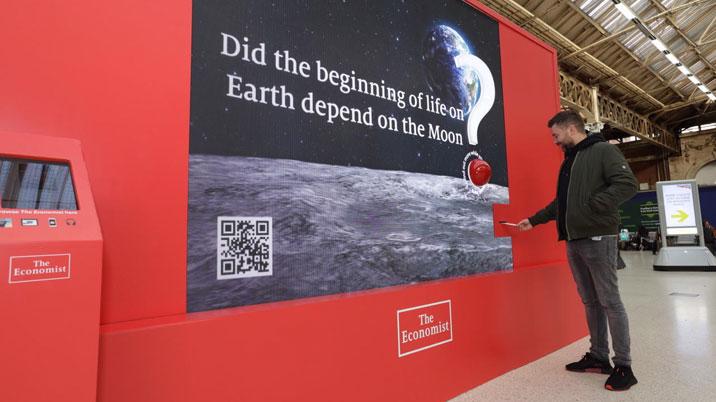 The Economist expands on TV ads with experiential activation