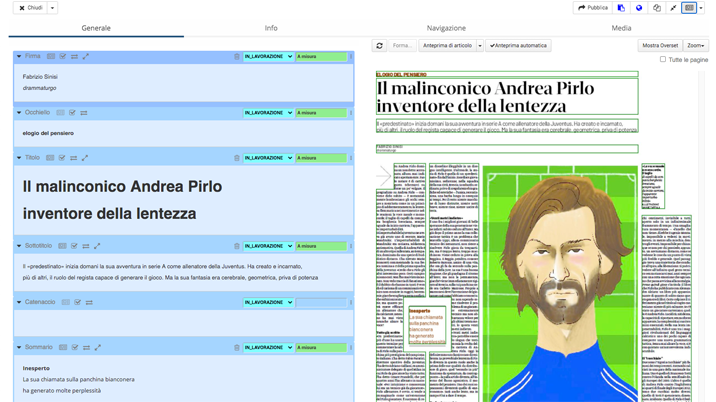 Domani: a lean newsroom for high quality journalism