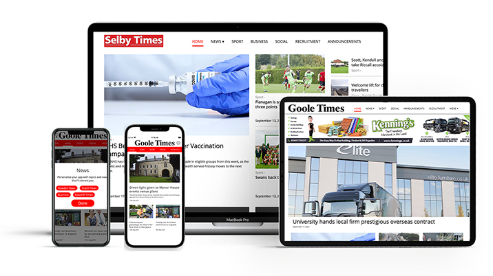 Chronicle Publications launch Goole Times and Selby Times website & app