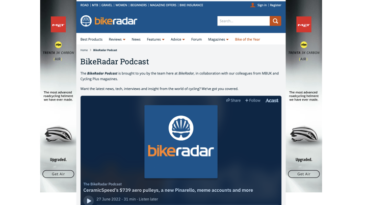 BikeRadar podcast hits milestone