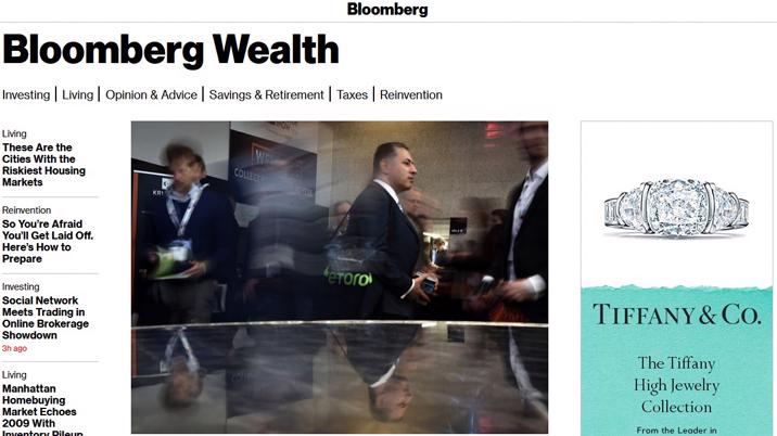 Bloomberg introduces new vertical: Bloomberg Wealth