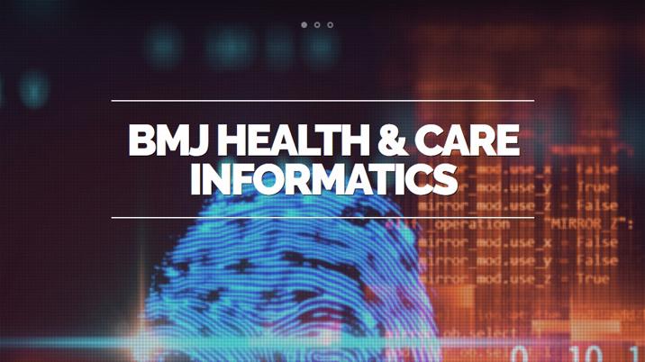 BMJ to publish international health informatics journal