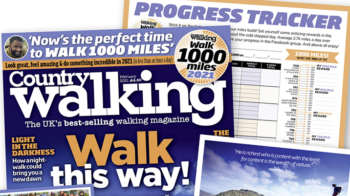 Country Walking launches #Walk1000miles 2021 challenge