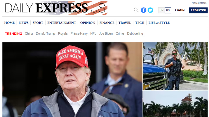 Express launches first ‘.com’ site for American audience