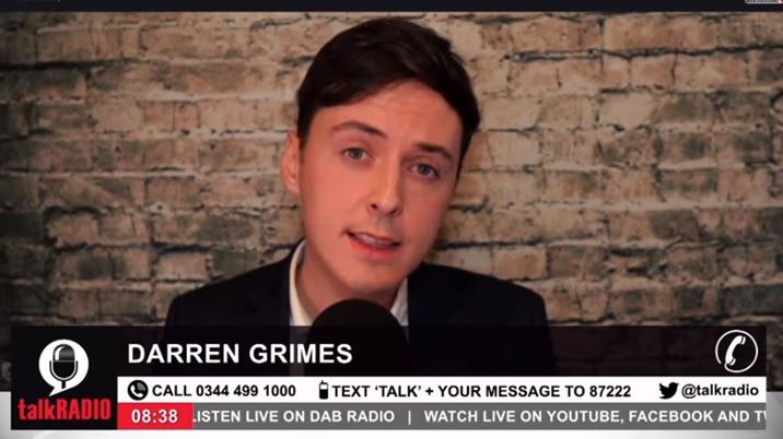 Investigation into Darren Grimes raises concerns over free speech