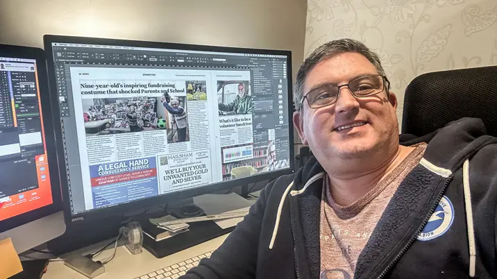 A day in the life of a magazine production artist