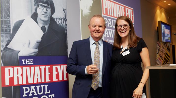 Emily Dugan wins Private Eye Paul Foot Award