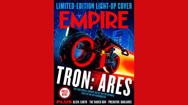 Empire magazine creates light-up cover