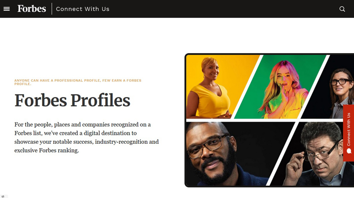 Forbes launches “Forbes Premium Profiles”