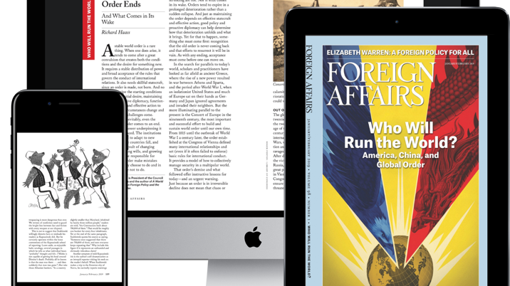 Foreign Affairs magazine launches with Exact Editions