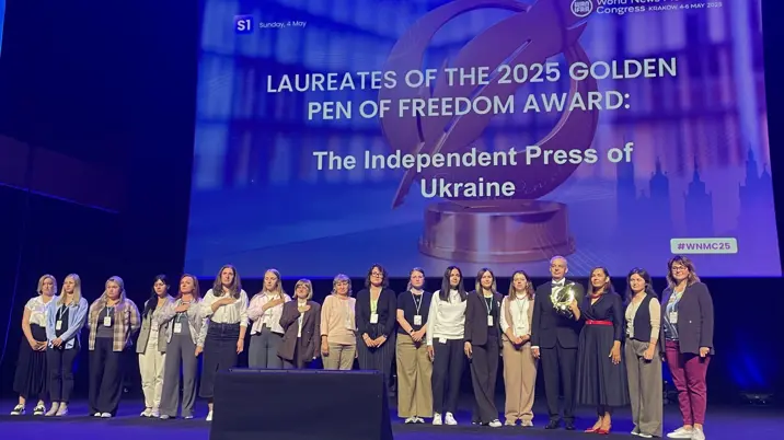 Golden Pen of Freedom award winner announced