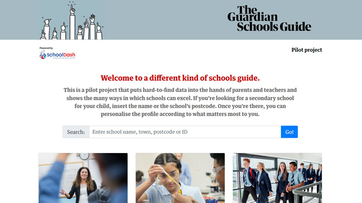 Guardian launches pilot Schools Guide