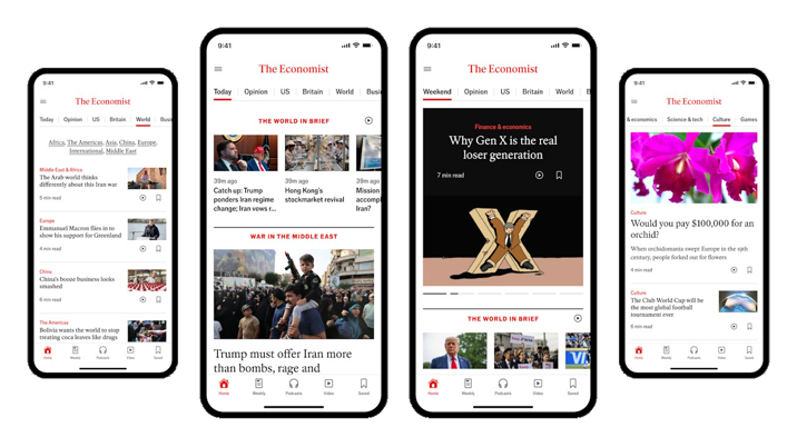 The Economist issues app updates