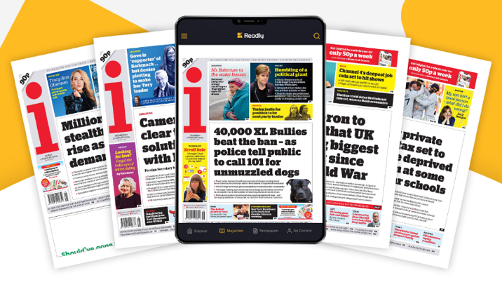 Readly adds The i Newspaper