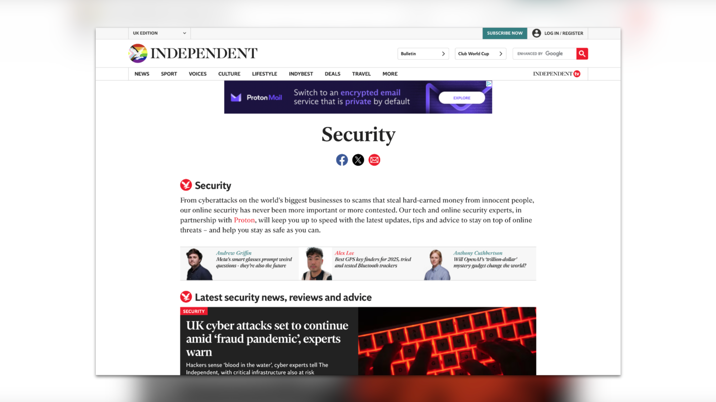 The Independent launches new editorial channel