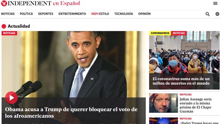 The Independent launches new Spanish-language website in the US