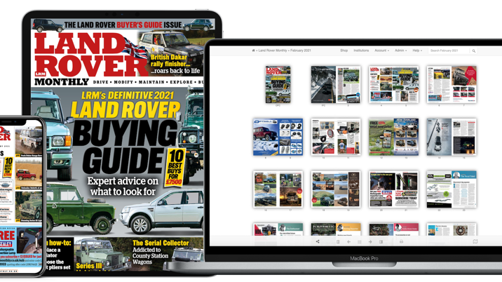 Land Rover Monthly Launches Digital Subscriptions