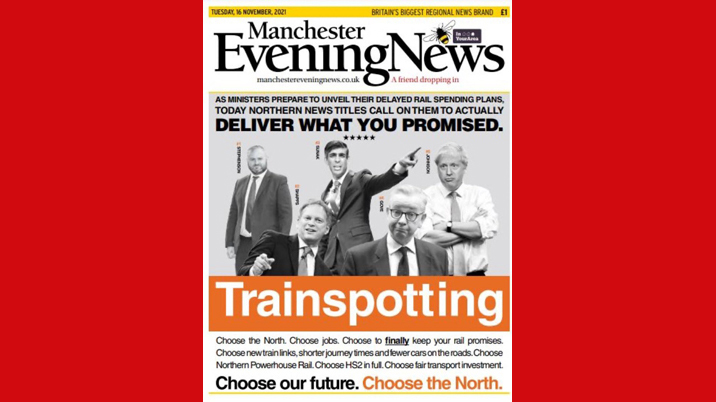 Northern newspapers campaign against scaling back of HS2