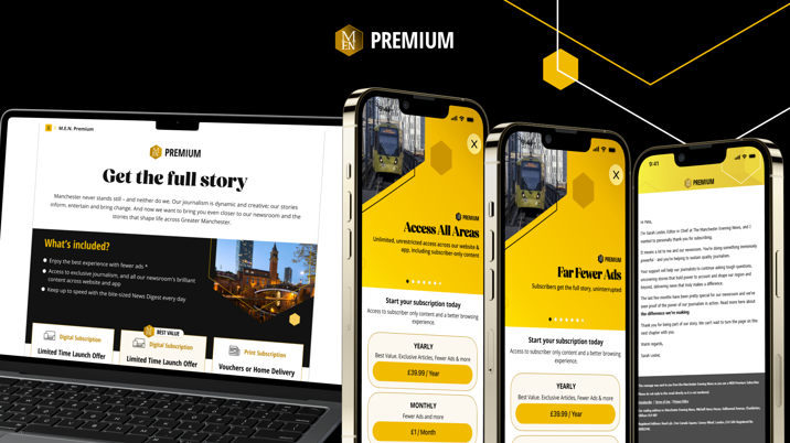 Reach launches digital subscriptions offering at the Manchester Evening News