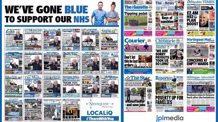 Newsquest and JPI “Go Blue” to support the NHS