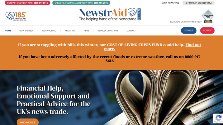 Newsquest donates to NewstrAid