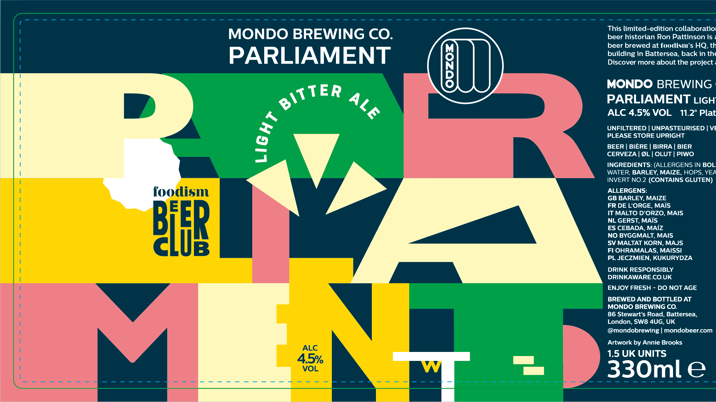 Foodism and Mondo launch limited-edition beer