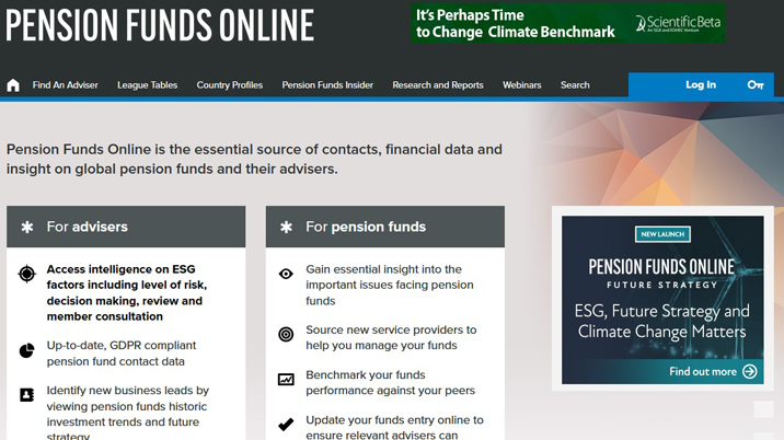 Pageant Media acquires Pension Funds Online