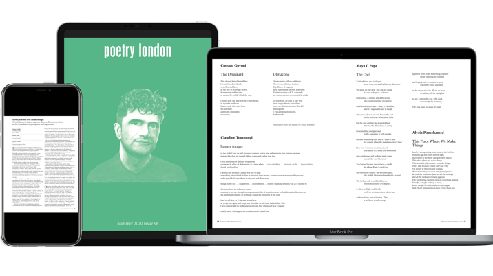 Poetry London Launches Complete 24-Year Digital Archive For Institutions