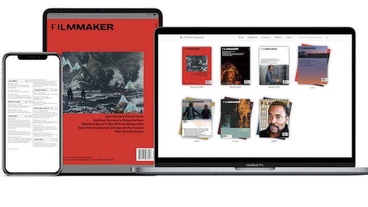 Filmmaker Magazine launches digital archive