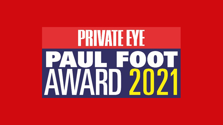 The Private Eye Paul Foot Award 2021 – shortlist announced