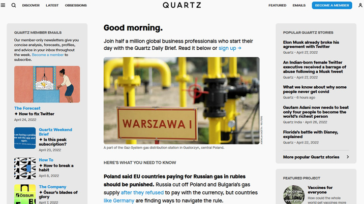 G/O Media acquires Quartz