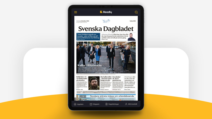 Readly signs Svenska Dagbladet