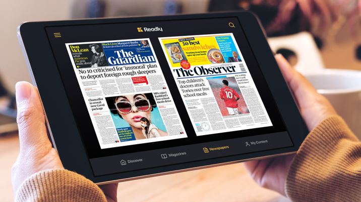 Three Guardian News & Media titles added to Readly’s growing portfolio