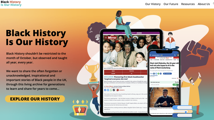 Reach relaunches Black History is Our History site