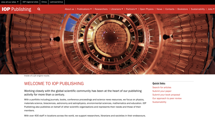 OhioLINK and IOP Publishing sign TA