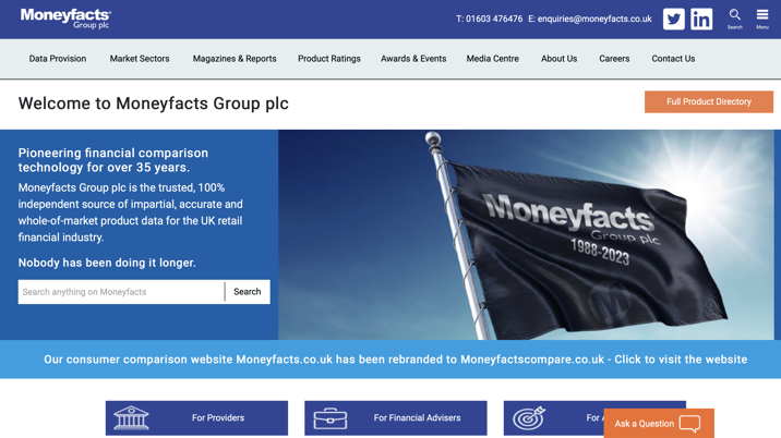 Moneyfacts Group plc launches new publication