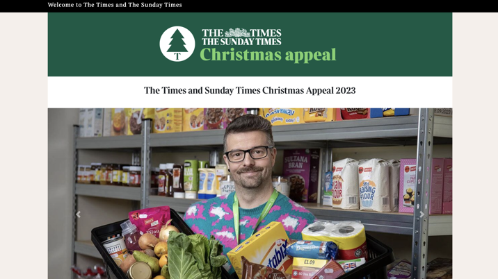 The Times and Sunday Times announce their Christmas Appeal